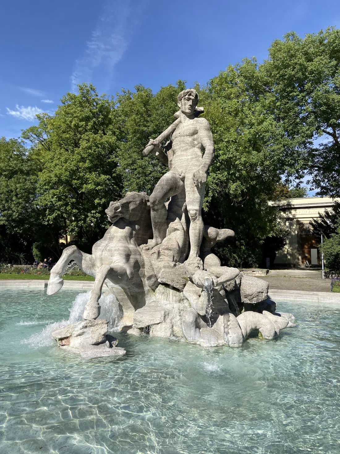 Cascade, Neptune Fountain and Music Pavilion, Munich