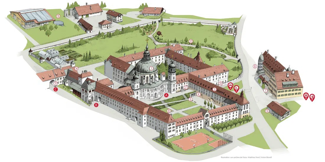 Kloster Ettal (Ettal Abbey), Munich